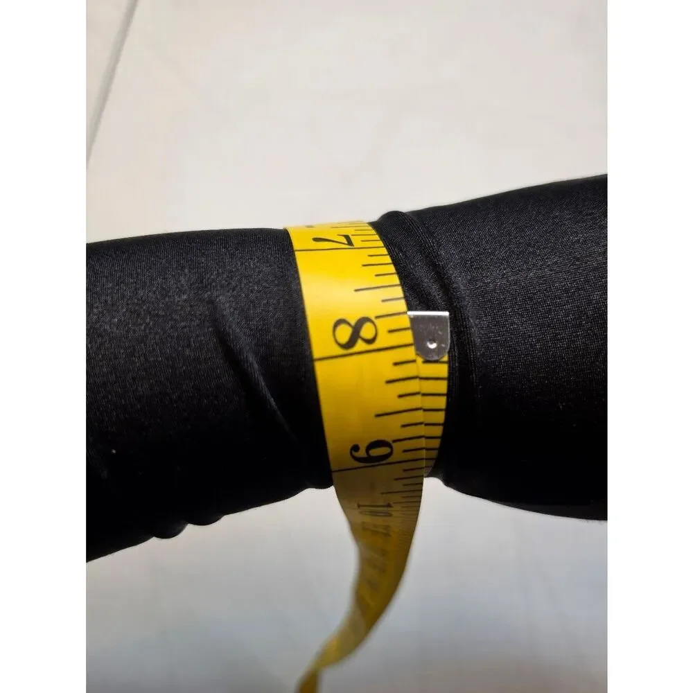 Lord & Taylor Black Opera-Length Stretch Nylon Long Dress Gloves